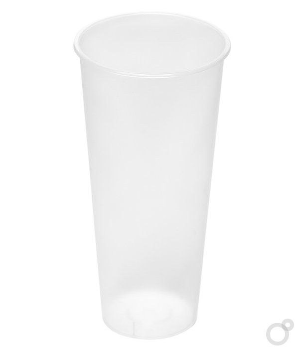Стакан Bubbl Cup 650мл прозр. матовый/глянцевый d90мм (10/200)