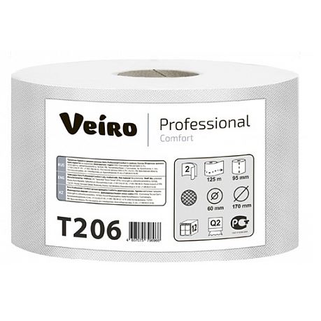 Т/б Veiro Professional Comfort Т2  Т206 2сл белая 125м (12)