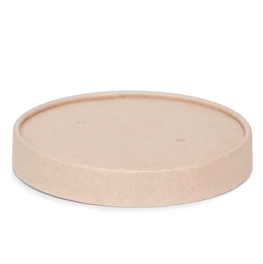 Крышка OSQ Round Bowl kraft lid (30/450) (крафт для 300,400,500)