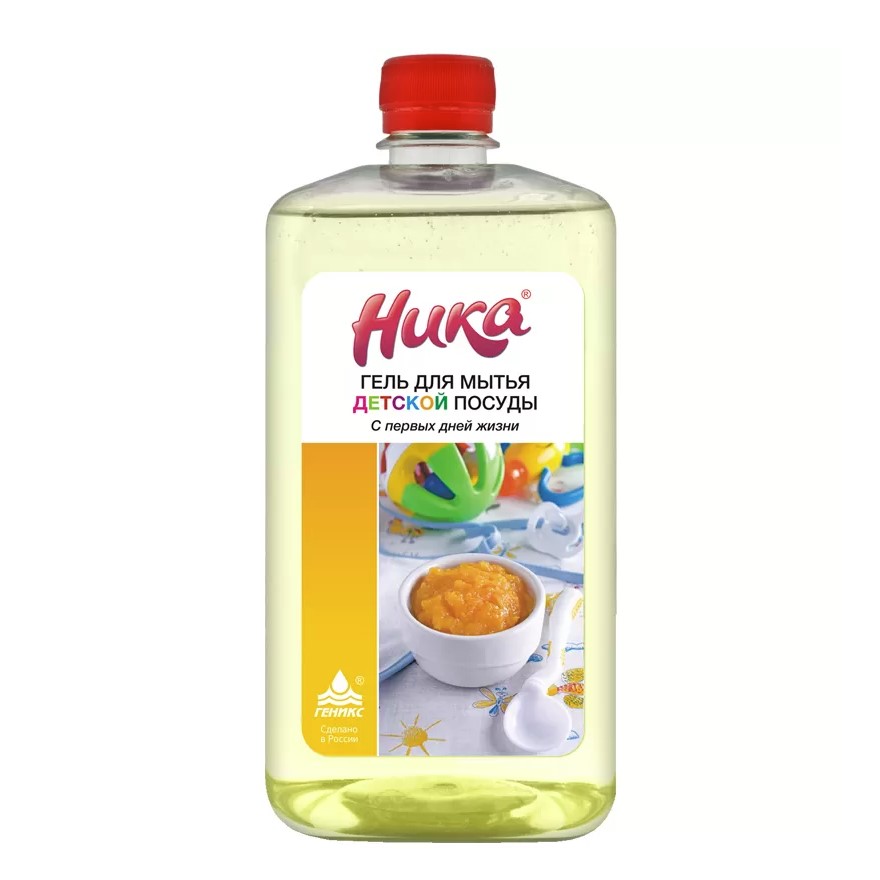 Ника гель для мытья детской посуды, 1л (12)