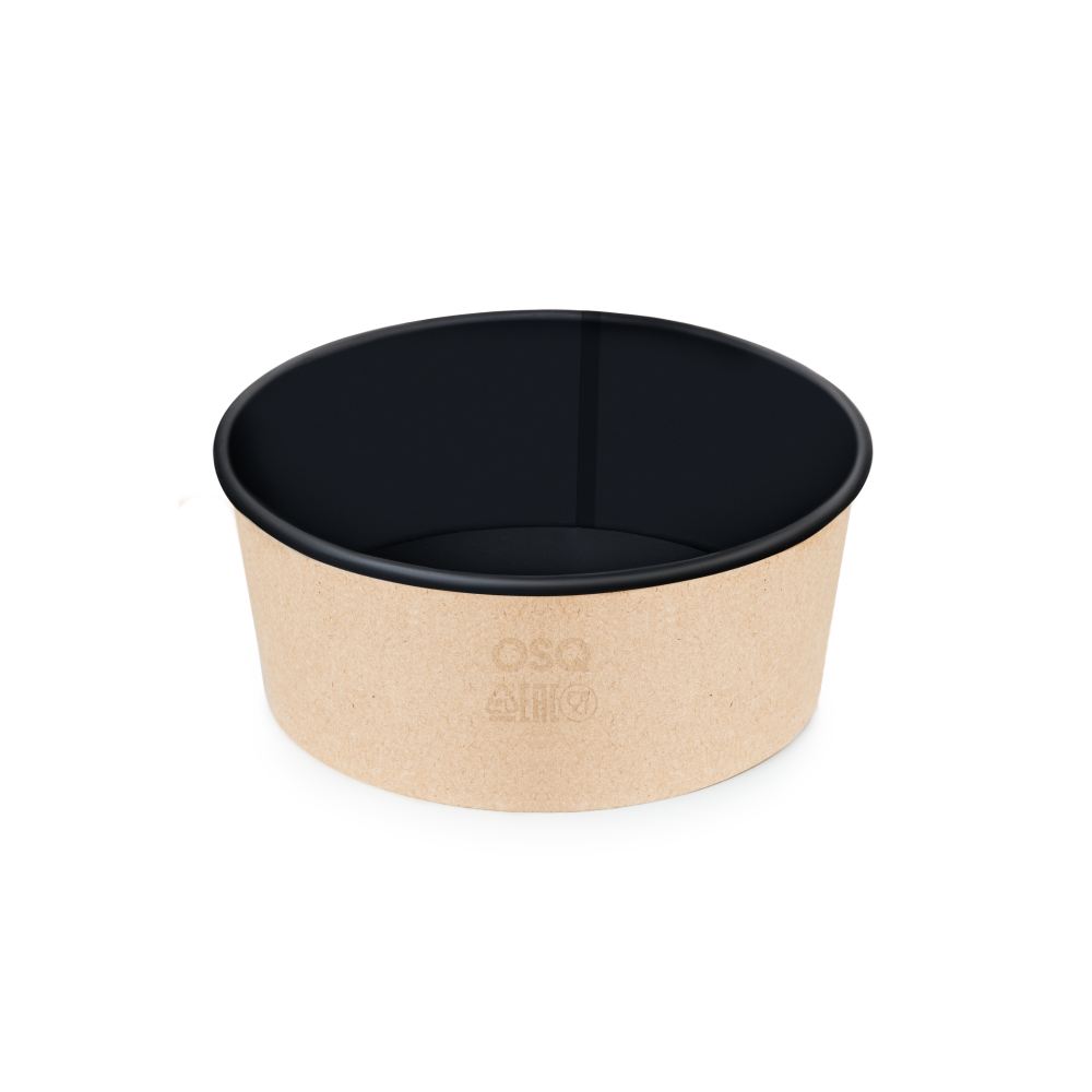 Круглый контейнер OSQ Round Bowl 750 BLACK WOOD (45/270)