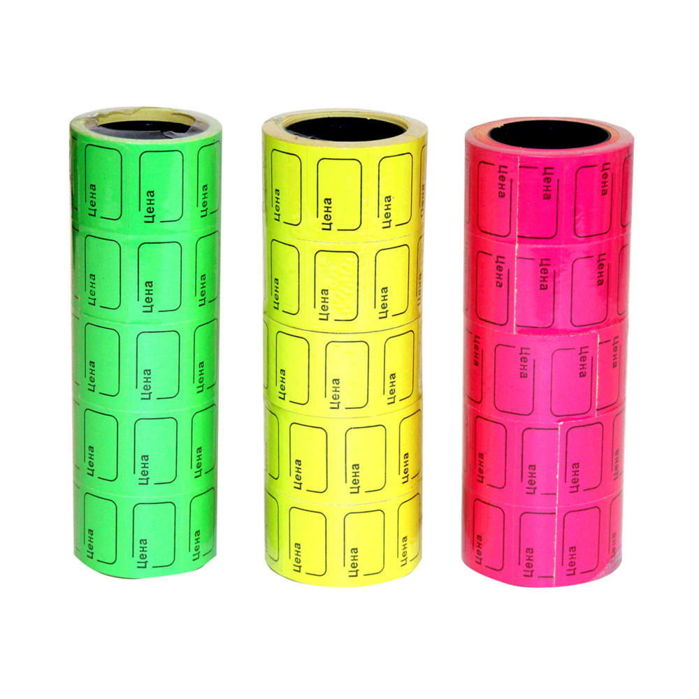 Ценник ролик 50*40 КРАСНАЯ (5рул/уп) (100) 304-016