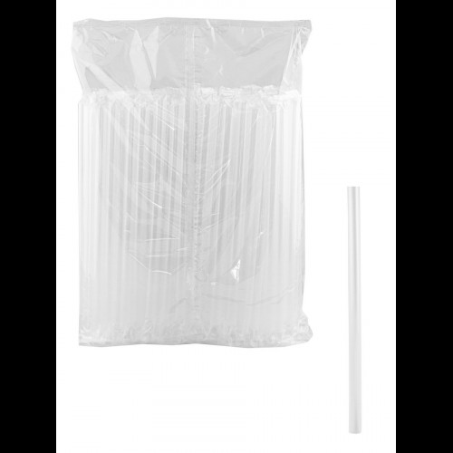 Трубочка в инд.упак. bubbl 12мм*21см  ПРОЗРАЧНЫЕ (250/2000/1750)