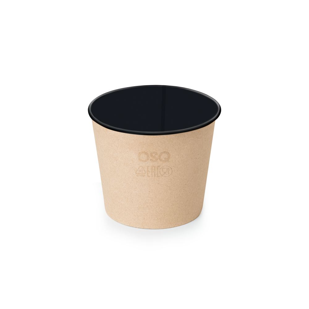 Круглый контейнер OSQ Round Bowl 400 BLACK WOOD (30/600)