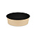 Круглый контейнер OSQ ROUND BOWL 620 BLACK WOOD (270 шт./кор.)
